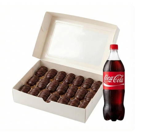 Taze Hazırlanan Çikolatalı Ekler + Kola Menü